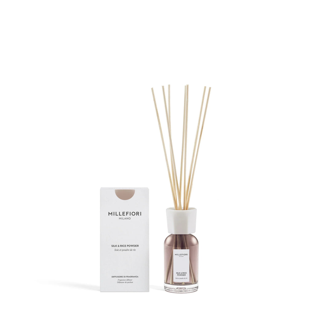 Millefiori Milano - Geurstokjes 100 ml - Silk & Rice Powder