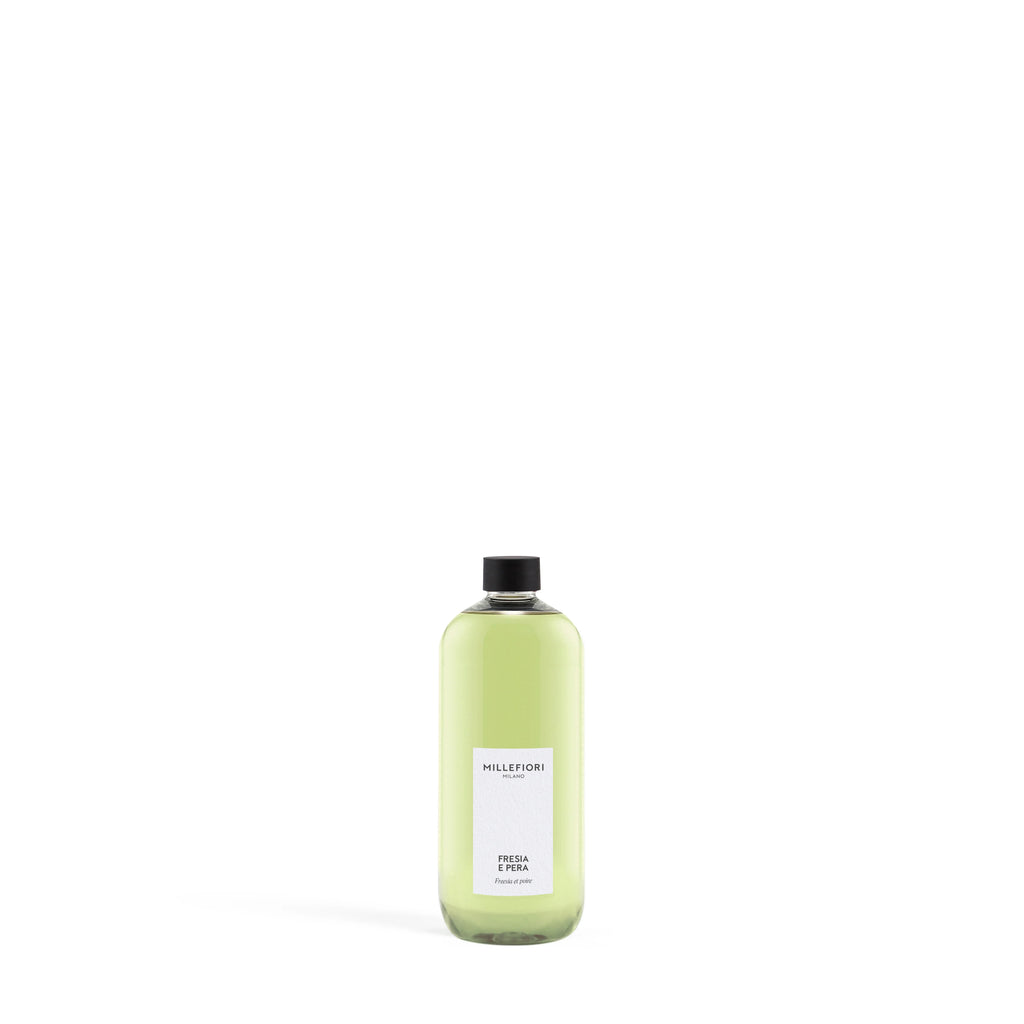 Millefiori Milano - Navulling voor Geurstokjes 500 ml - Fresia e Pera