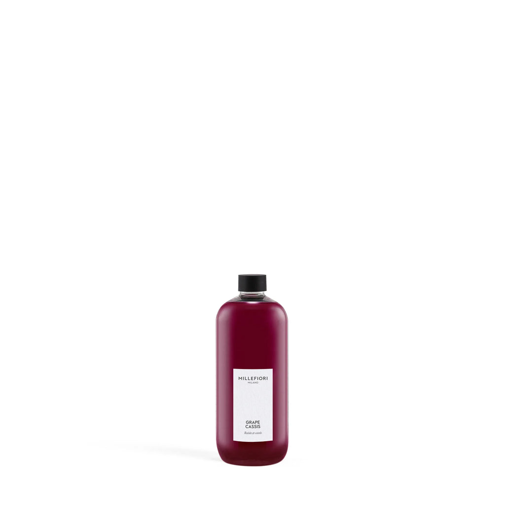 Millefiori Milano - Navulling voor Geurstokjes 500 ml - Grape Cassis