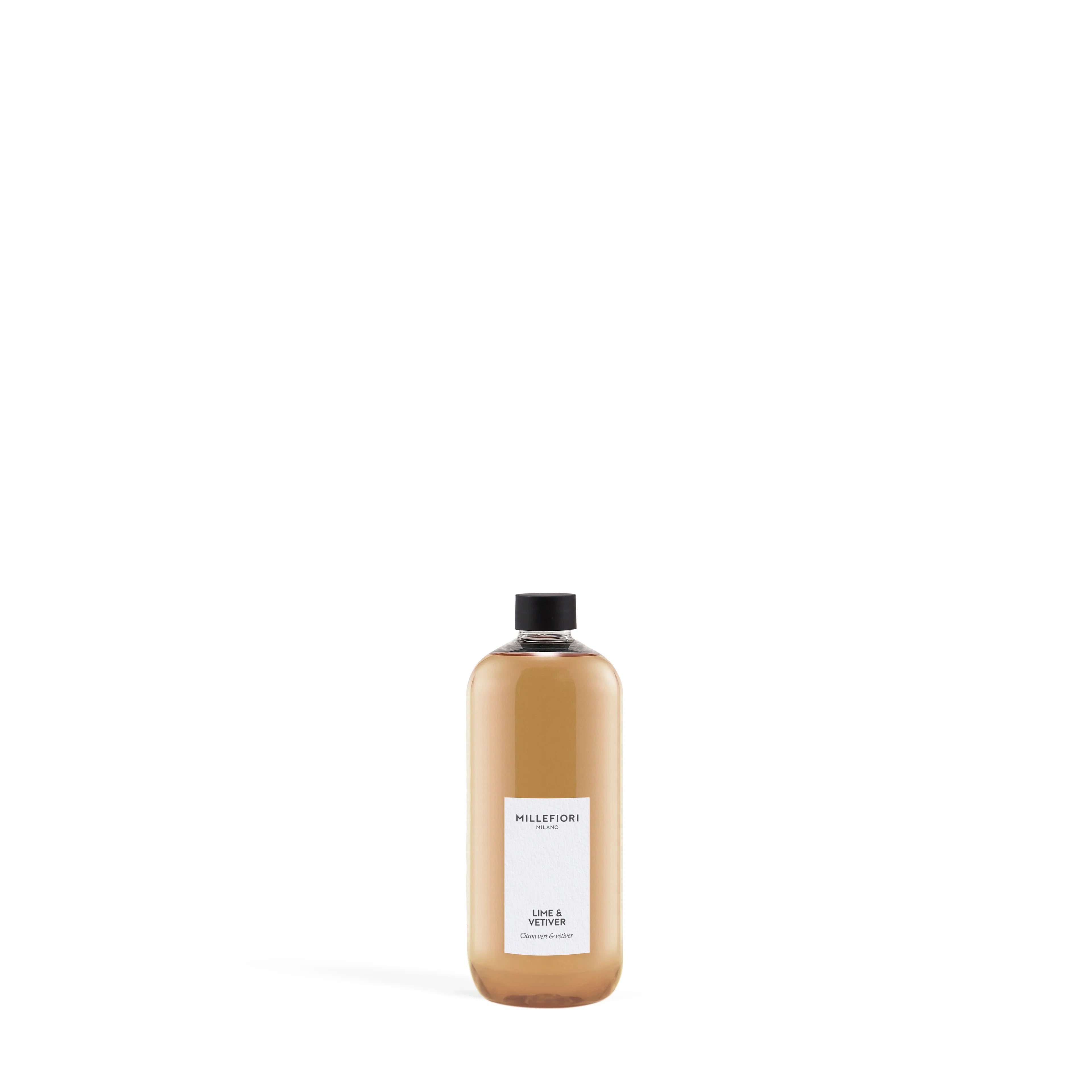 Millefiori Milano - Navulling voor Geurstokjes 500 ml - Lime & Vetiver
