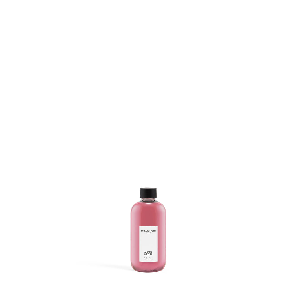 Millefiori Milano - Navulling voor Geurstokjes 250 ml - Ambra & Rosa