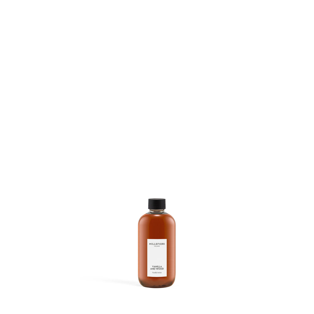 Millefiori Milano - Navulling voor Geurstokjes 250 ml - Vanilla & Wood