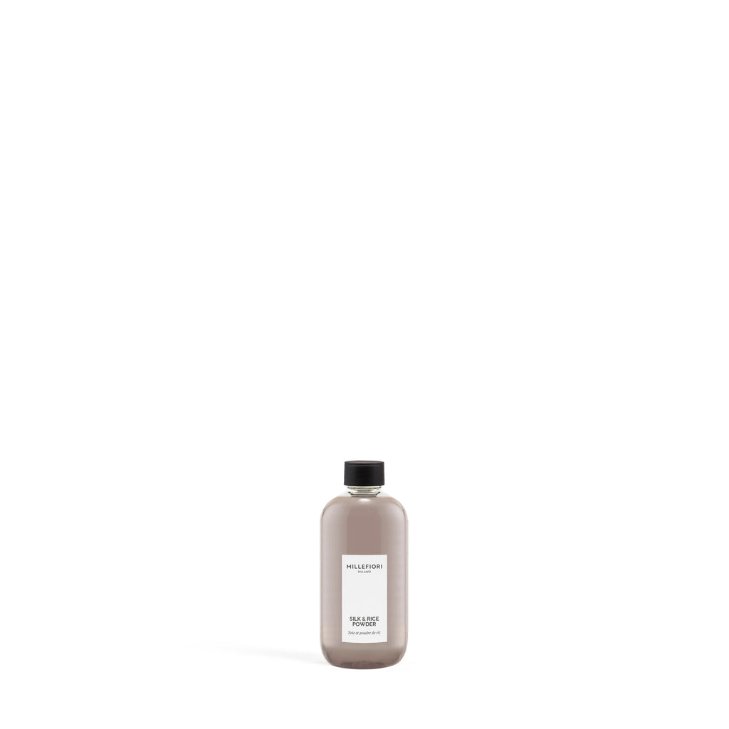 Millefiori Milano - Navulling voor Geurstokjes 250 ml - Silk & Rice Powder