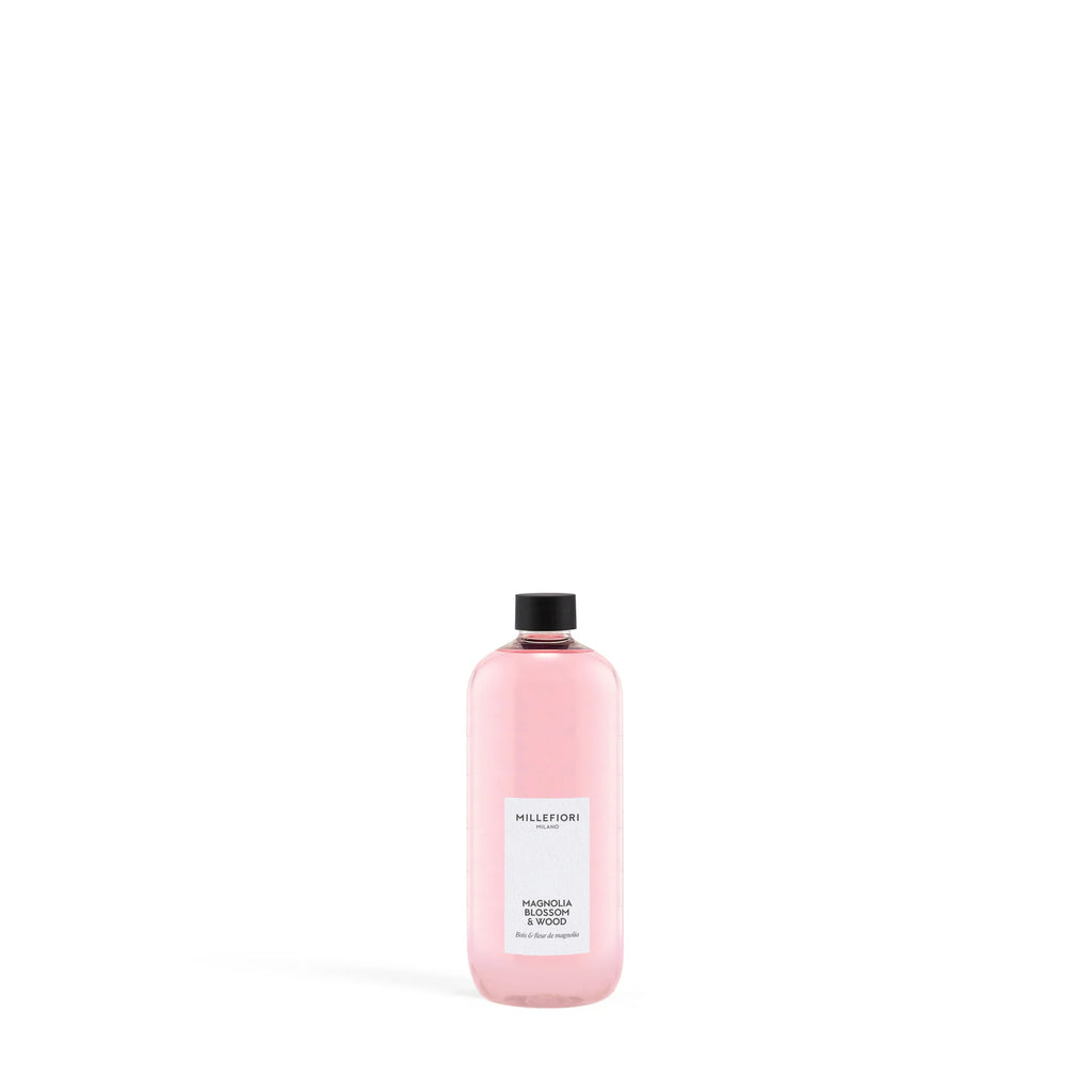 Millefiori Milano - Navulling voor Geurstokjes 500 ml - Magnolia Blossom & Wood