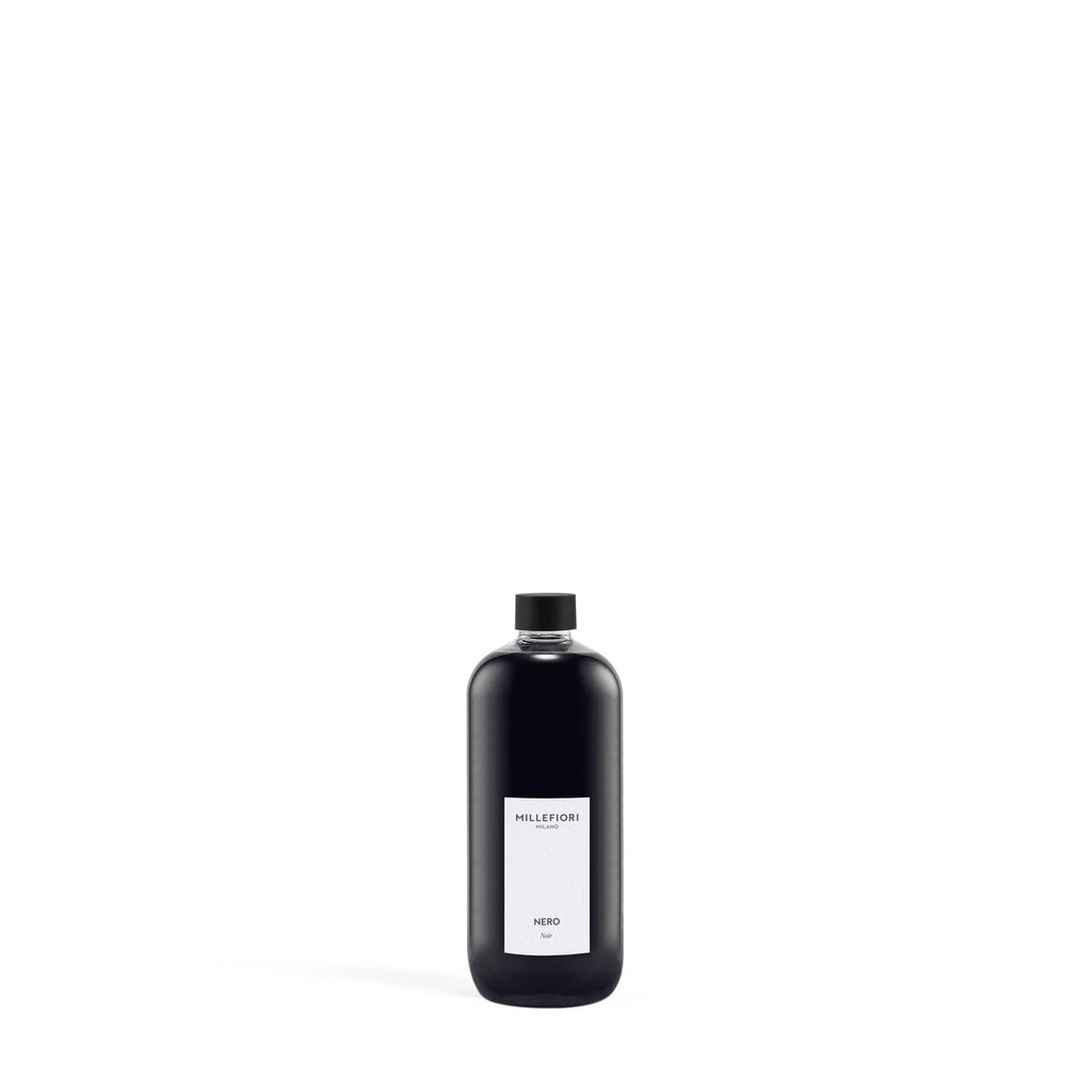Millefiori Milano - Navulling voor Geurstokjes 500 ml - Nero