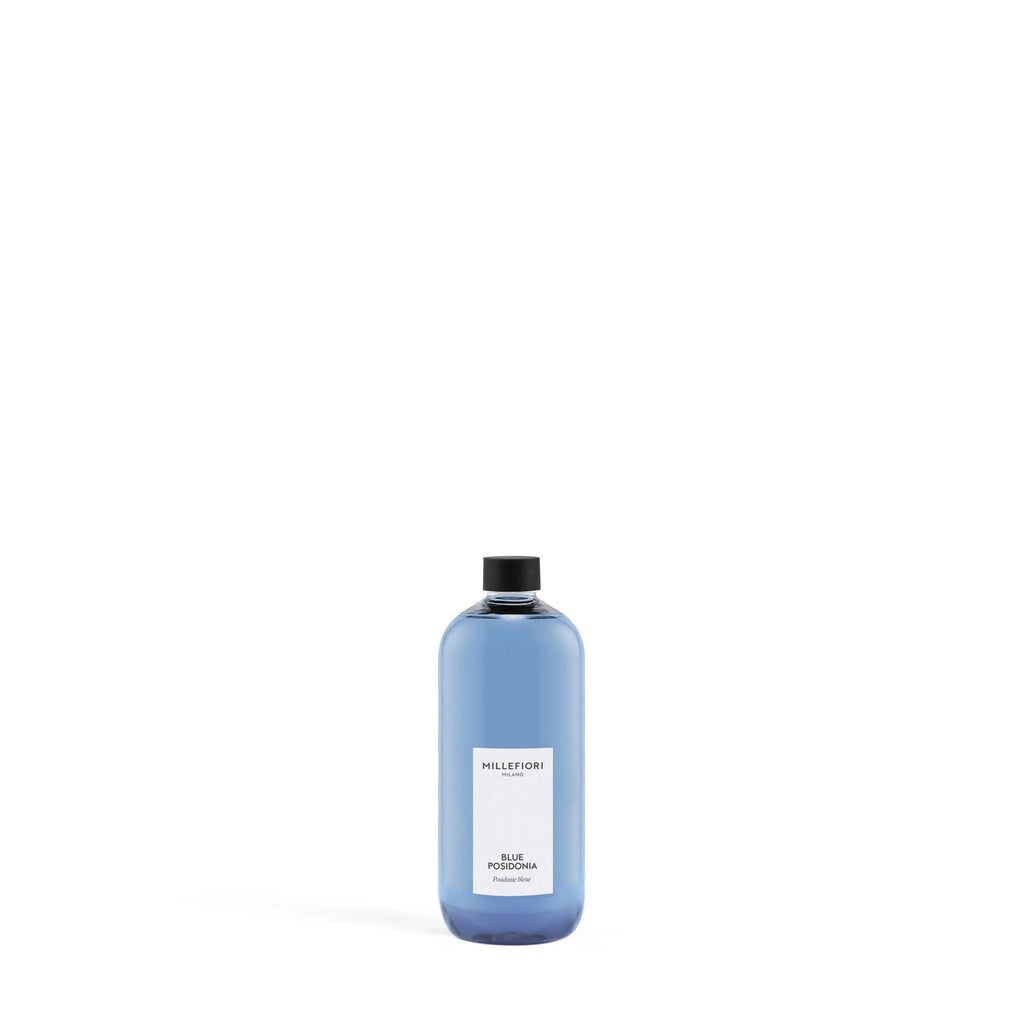Millefiori Milano - Navulling voor Geurstokjes 500 ml - Blue Posidonia