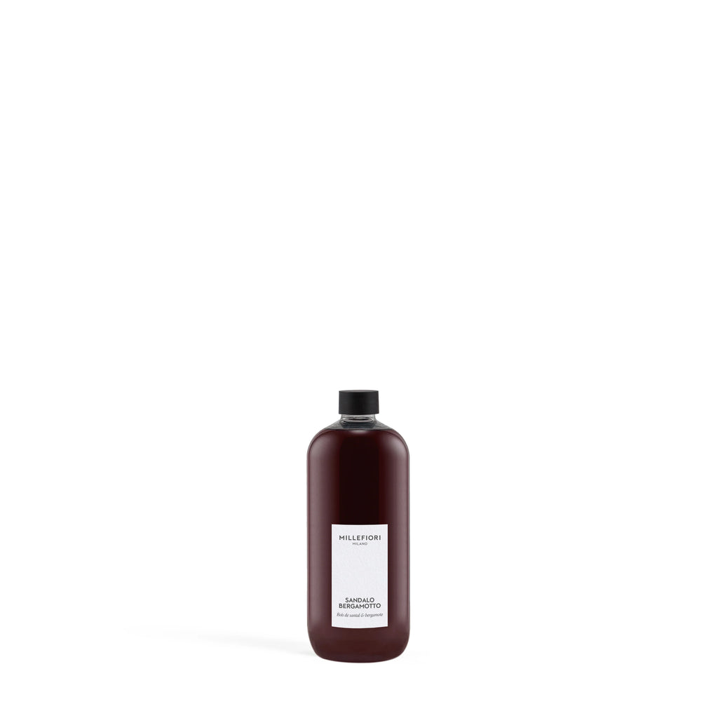 Millefiori Milano - Navulling voor Geurstokjes 500 ml - Sandalo Bergamotto