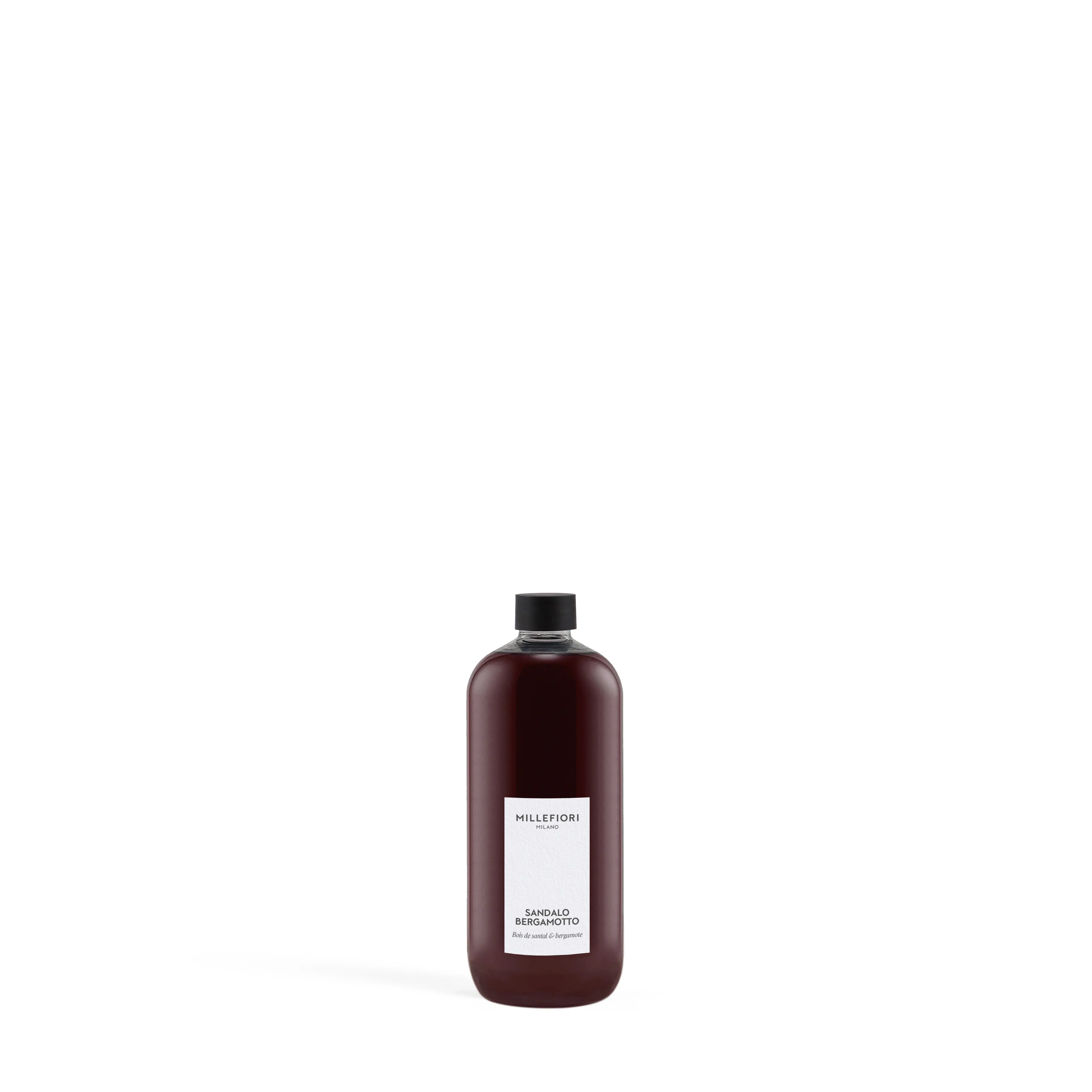 Millefiori Milano - Navulling voor Geurstokjes 500 ml - Sandalo Bergamotto