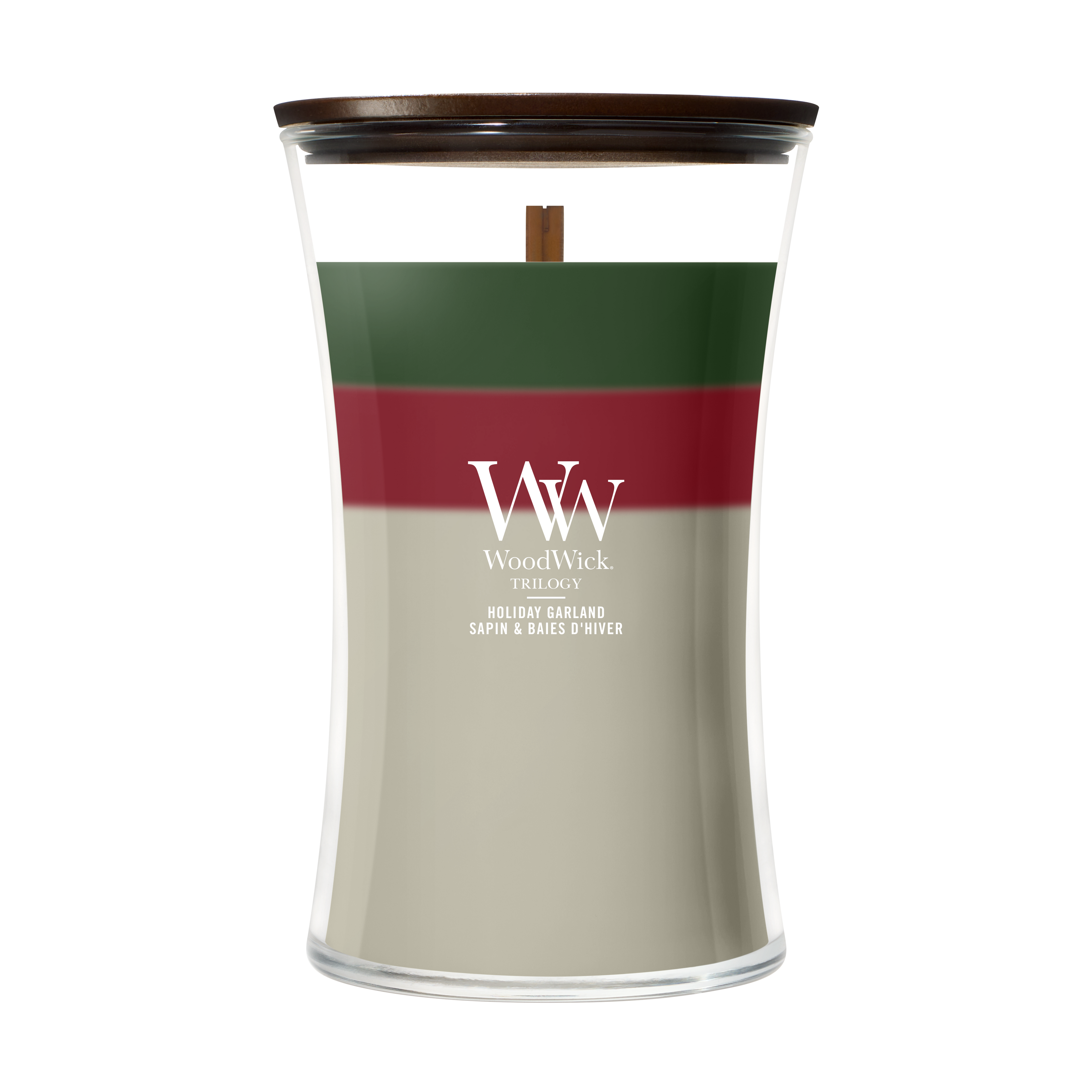 WoodWick - Trilogy Holiday Garland - Large Geurkaars