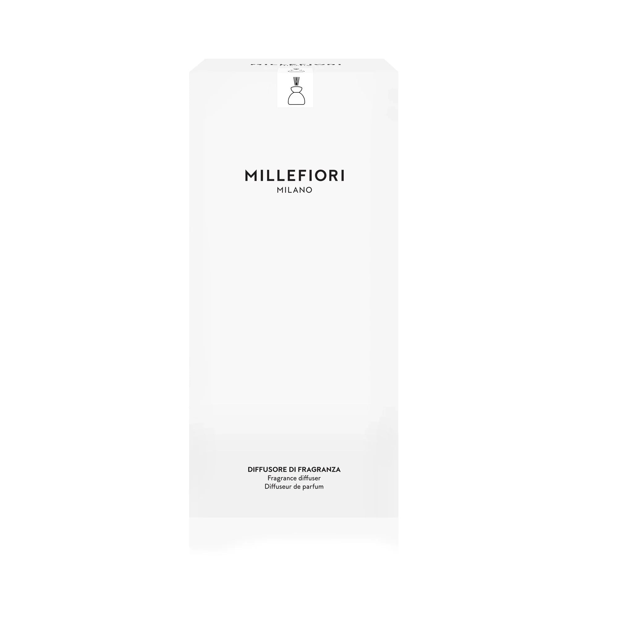 Millefiori Milano - Air Design Marbre Verre Transparent - Bouchon Blanc