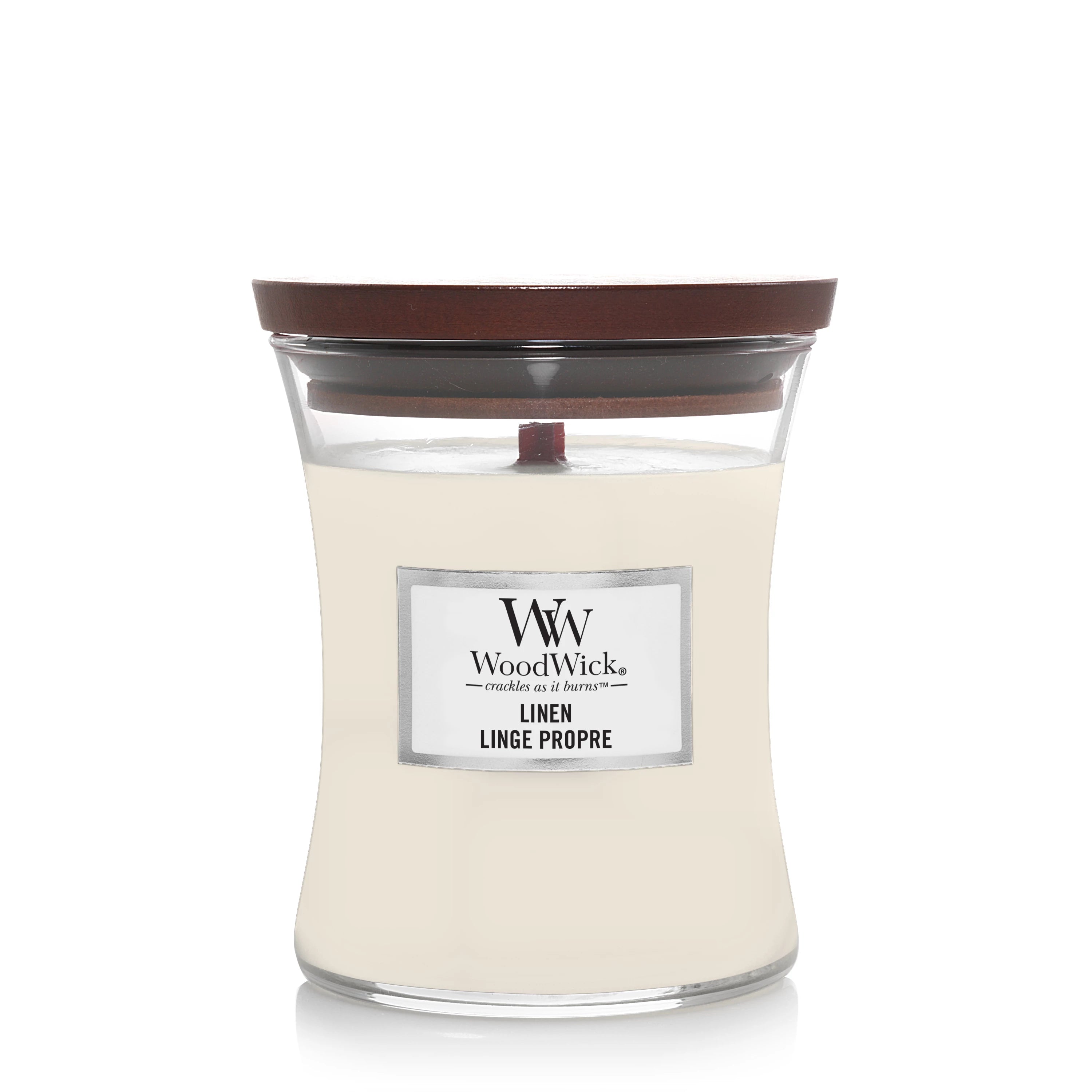 WoodWick - Linen Medium Geurkaars