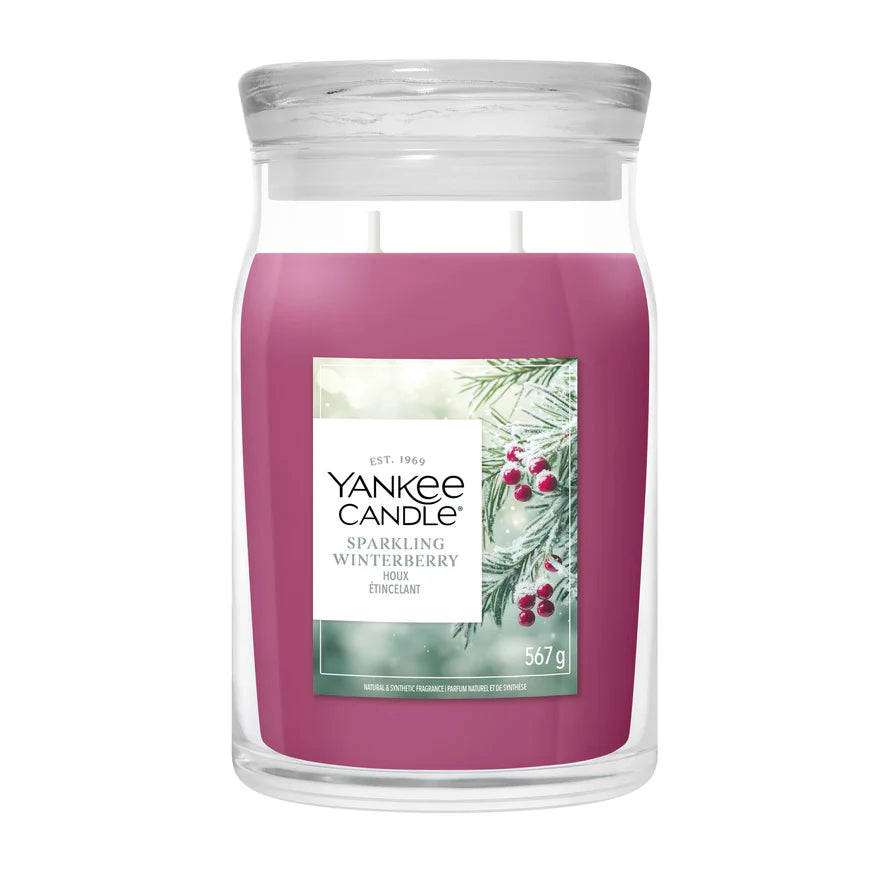 Yankee Candle - Sparkling Winterberry - Large Jar