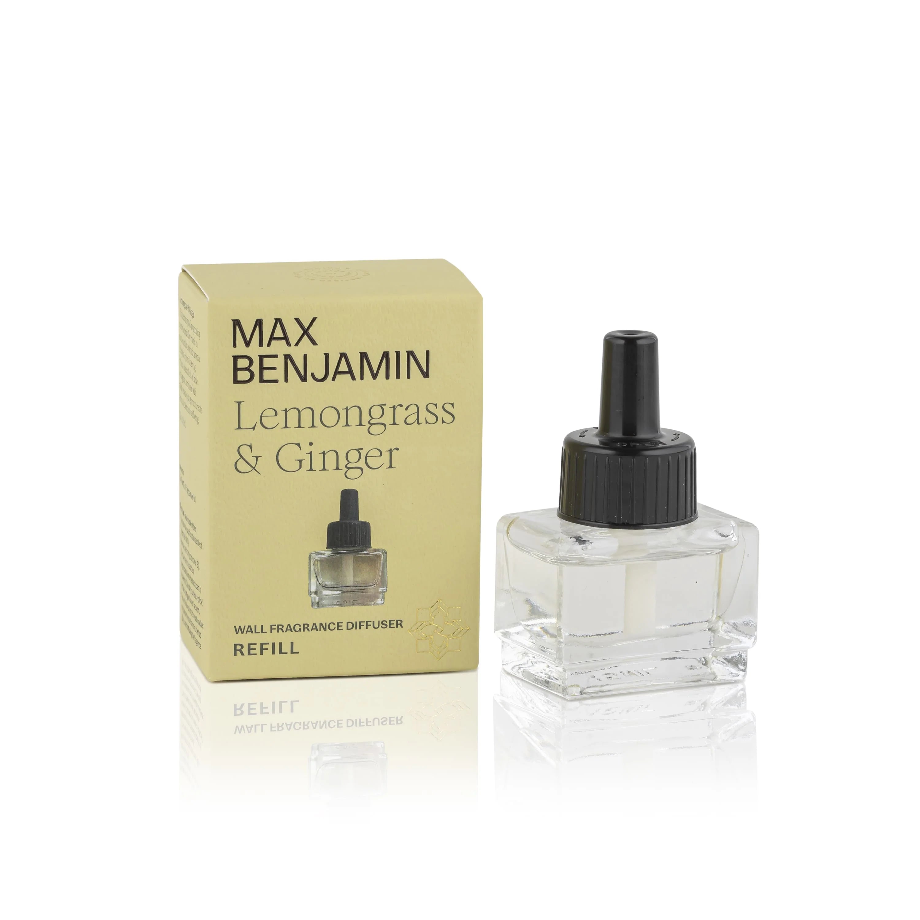 Max Benjamin - Wall Diffuser Navulling - Lemongrass Ginger