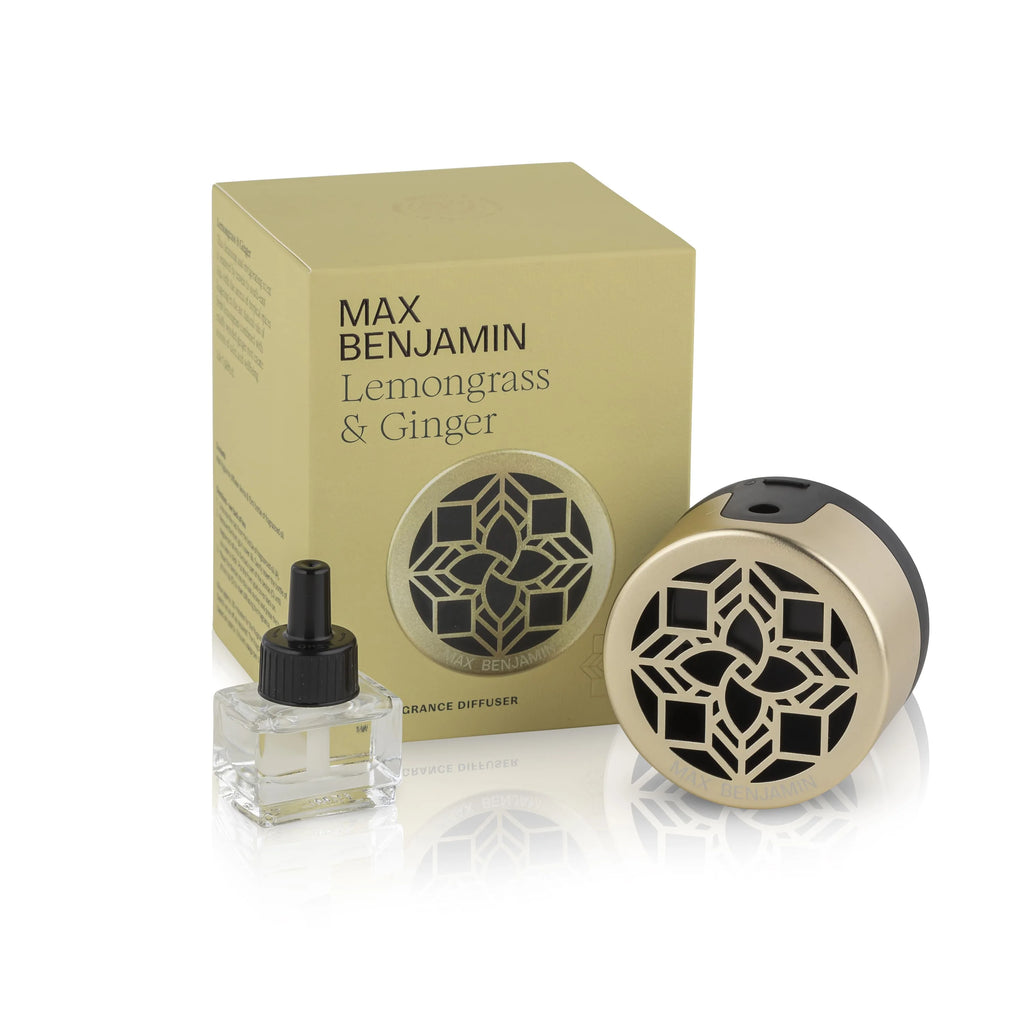Max Benjamin - Wall Diffuser Starter Kit - Lemongrass & Ginger
