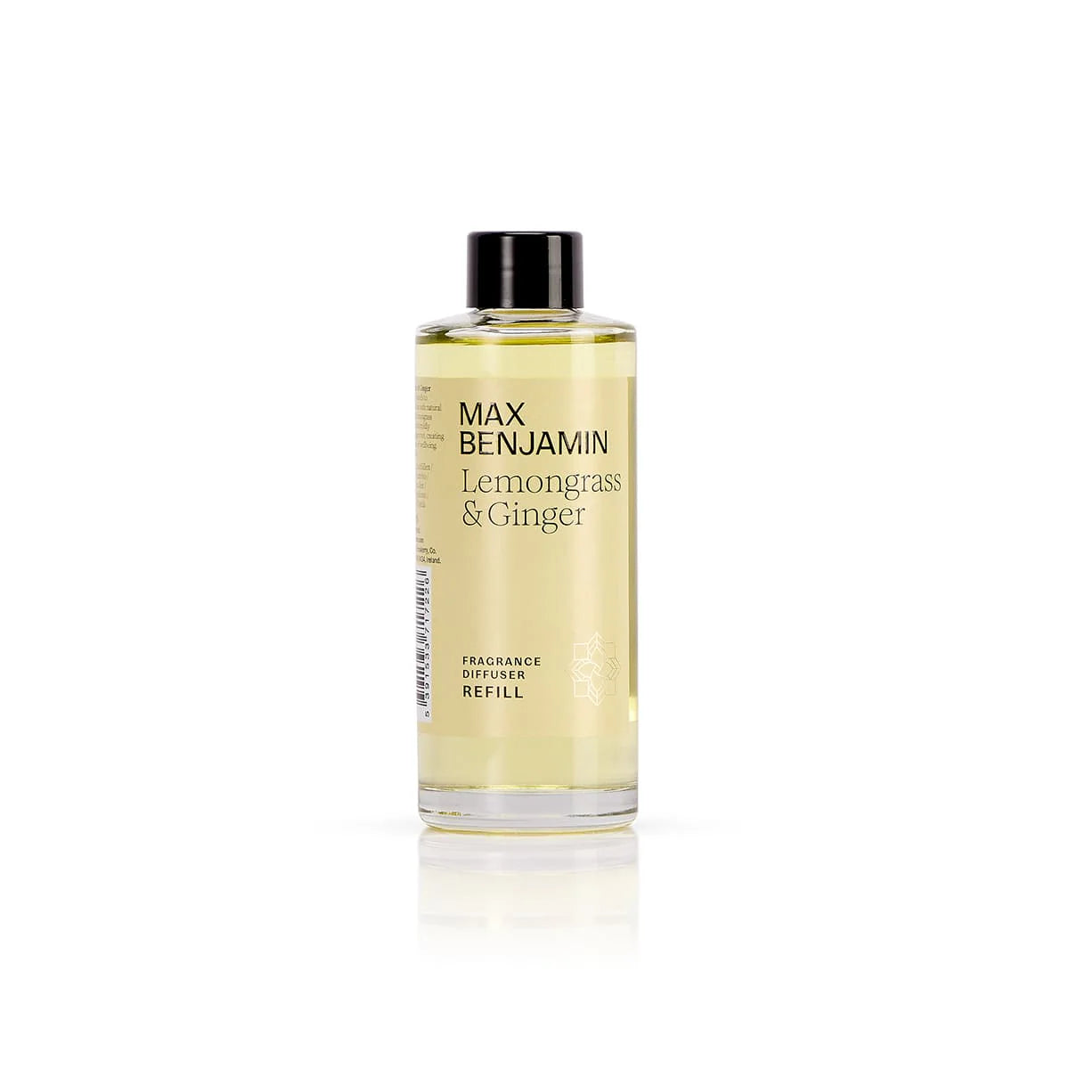 Max Benjamin - Navulling voor Geurstokjes 150 ml - Lemongrass & Ginger