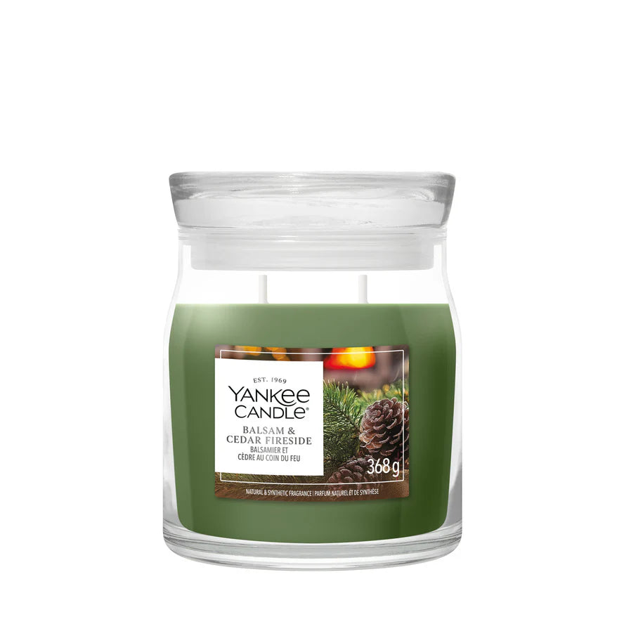 Yankee Candle - Balsam & Cedar Fireside - Medium Jar