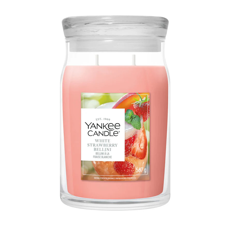 Yankee Candle - White Strawberry Bellini - Large Jar