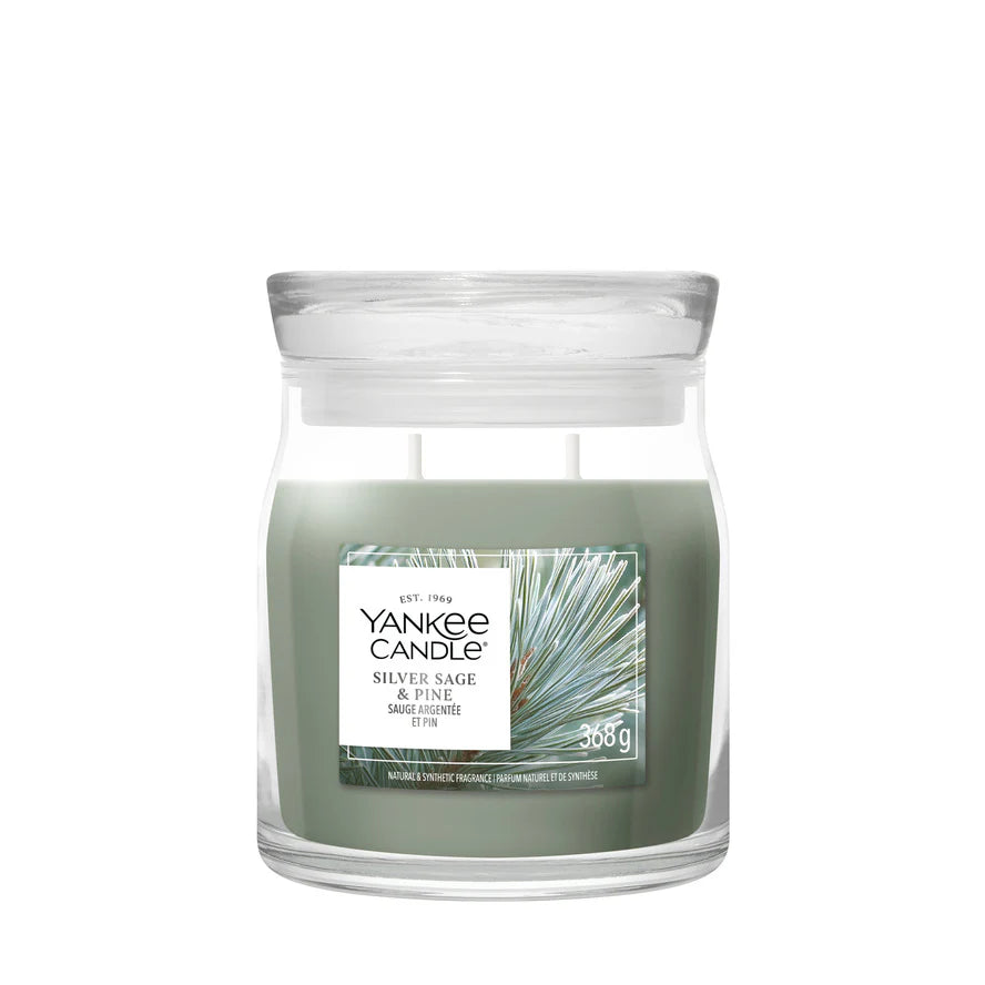 Yankee Candle - Silver Sage & Pine - Medium Jar