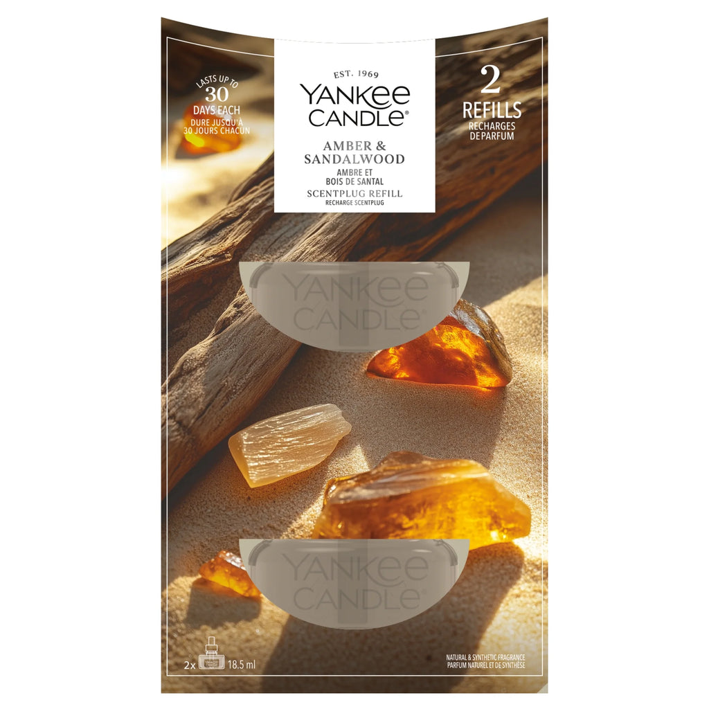 Yankee Candle - Amber & Sandalwood - Elektrische Diffuser Navulling