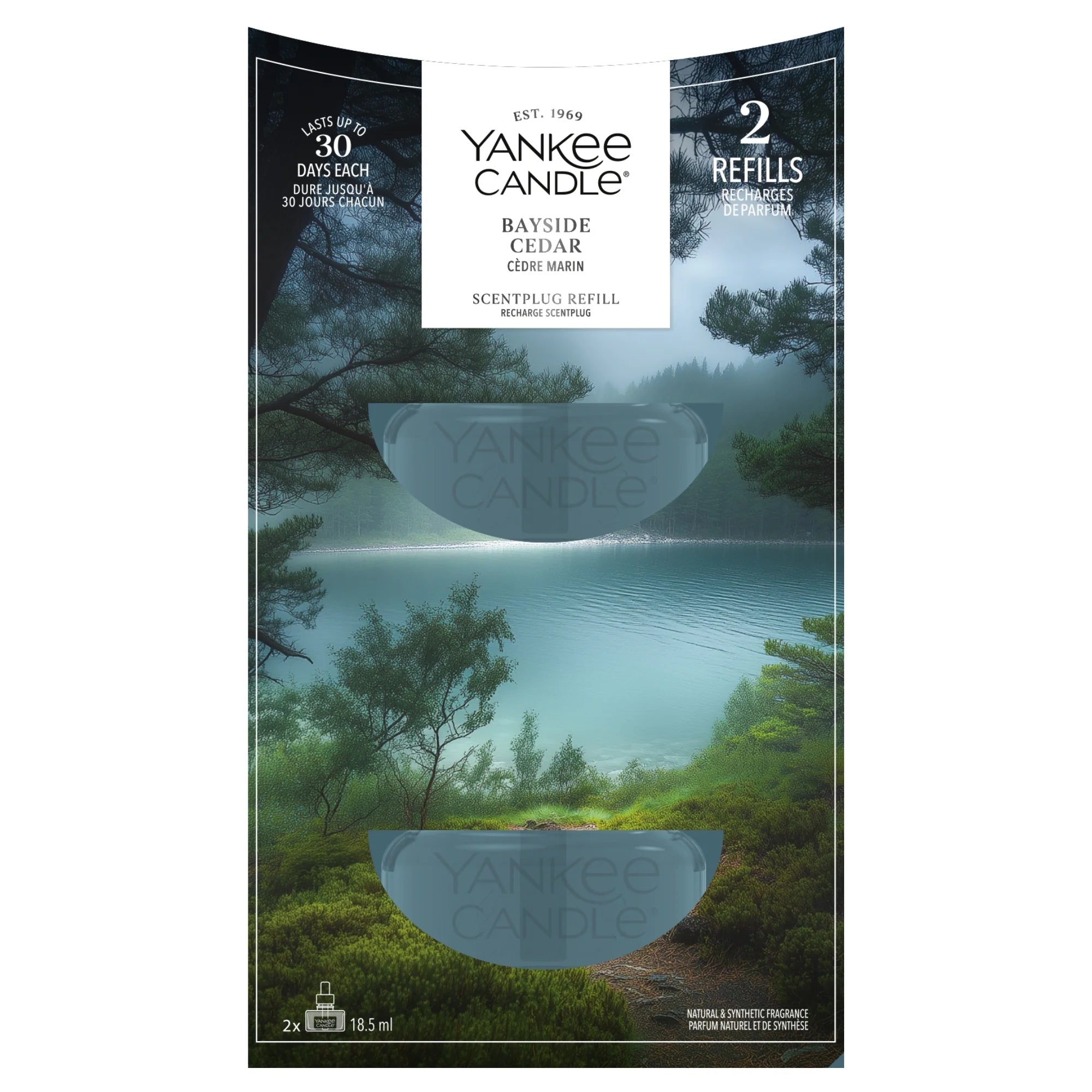 Yankee Candle - Bayside Cedar - Elektrische Diffuser Navulling
