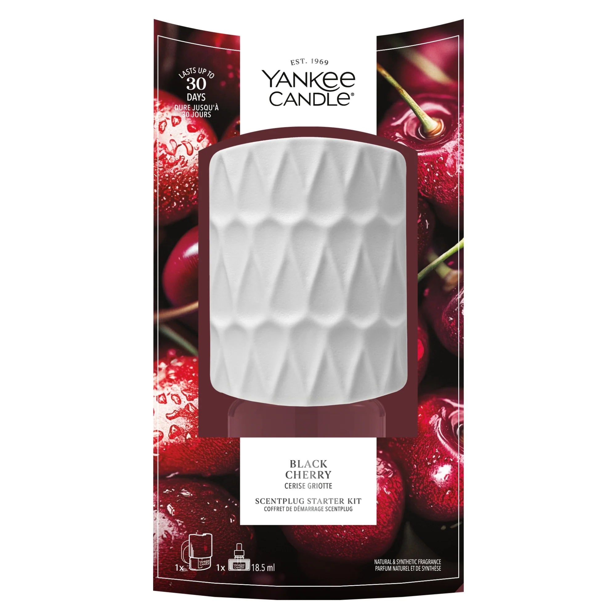 Yankee Candle - Black Cherry - Elektrische Diffuser Starter Kit