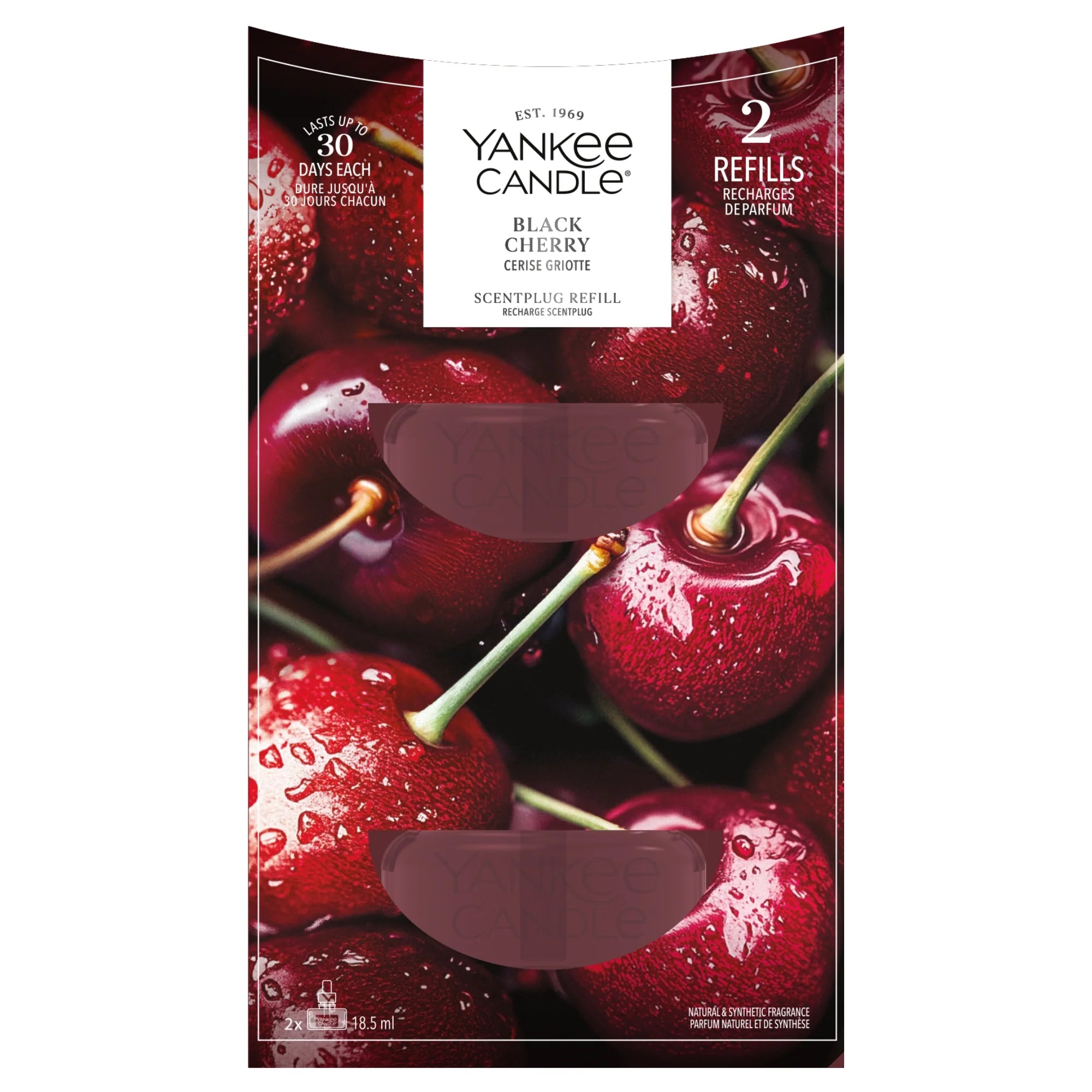 Yankee Candle - Black Cherry - Elektrische Diffuser Navulling