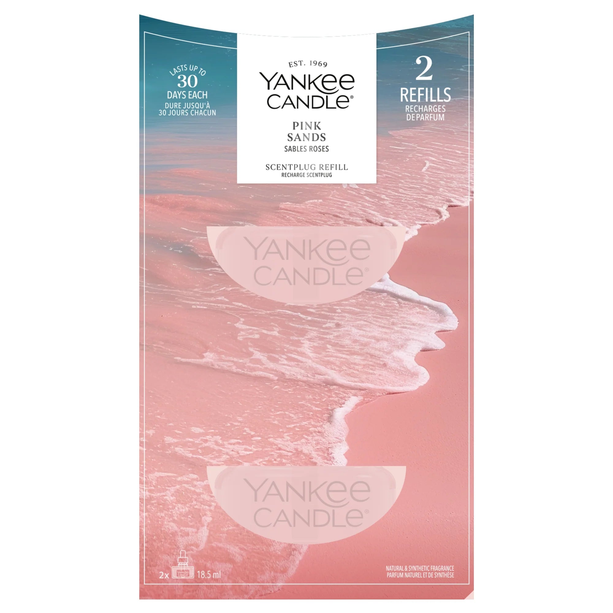 Yankee Candle - Pink Sands - Elektrische Diffuser Navulling