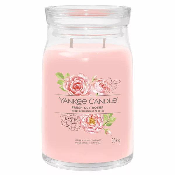 Yankee Candle - Fresh Cut Roses Signature Large Jar