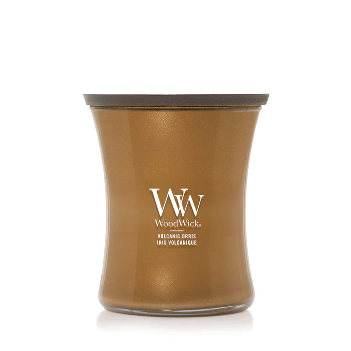 WoodWick - Precious Metals - Volcanic Orris - Medium Geurkaars