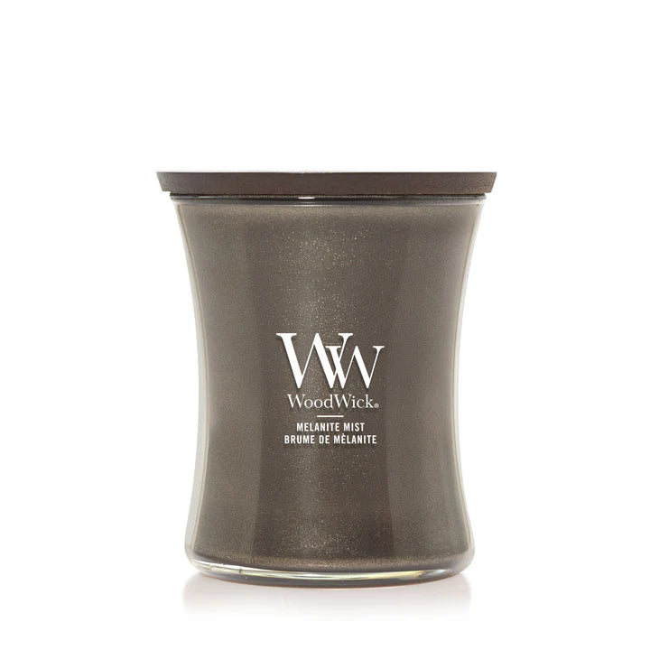 WoodWick - Precious Metals - Melanite Mist - Medium Geurkaars