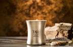 WoodWick - Métaux Précieux - Cypress Ore - Bougie Parfumée Moyenne
