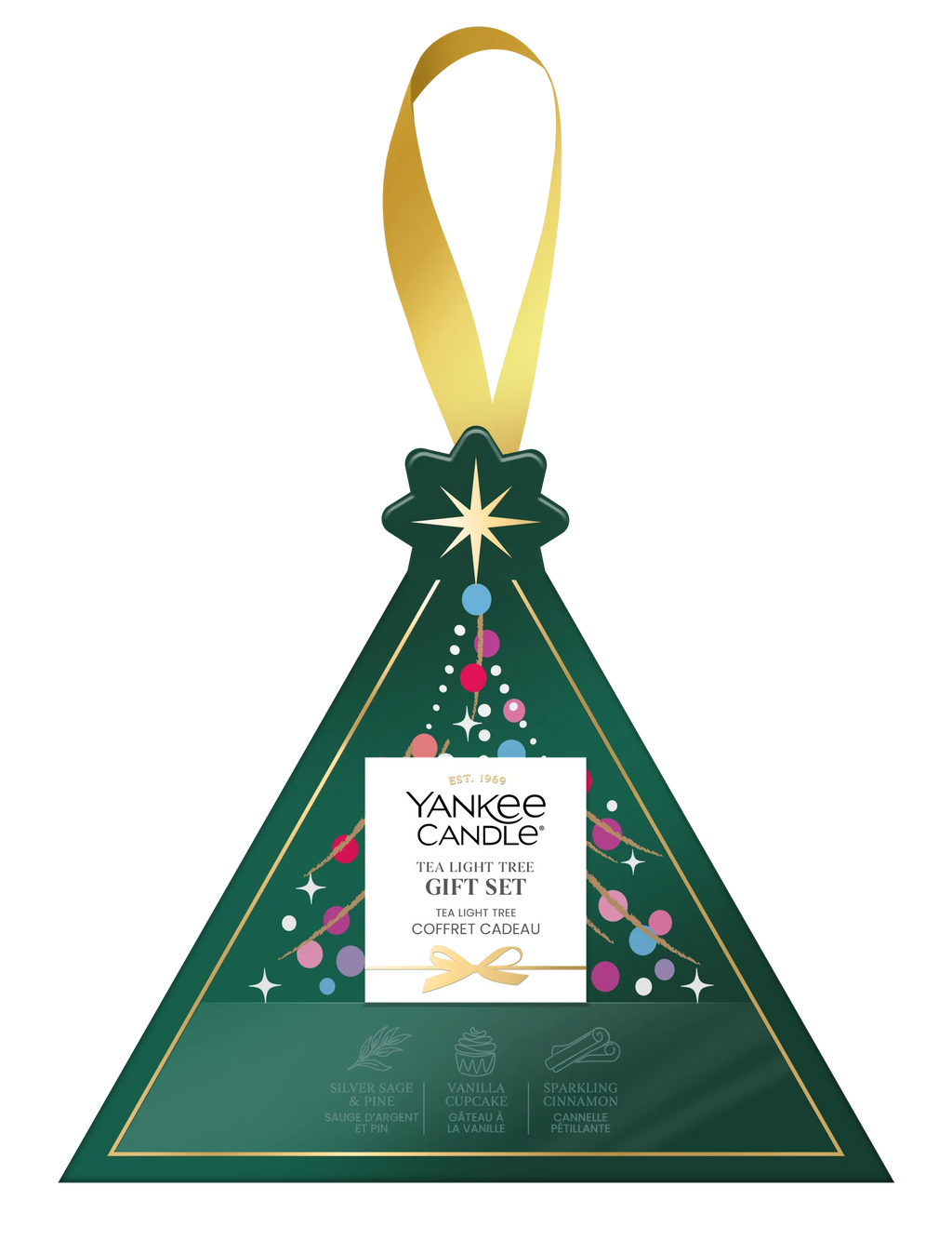Yankee Candle - Gifted Moments - 3 Tealight 1 Holder - Kerst Cadeauset