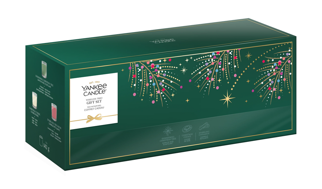 Yankee Candle - Gifted Moments - 3 Small Tumbler - Coffret Cadeau de Noël