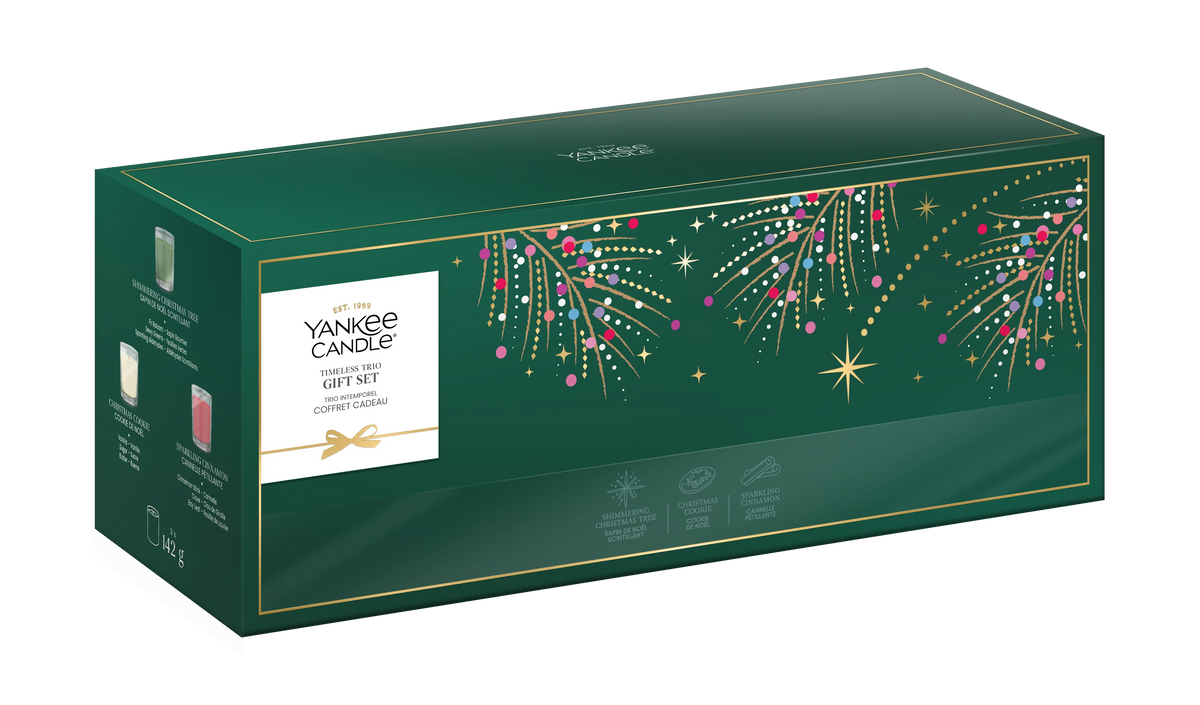 Yankee Candle - Gifted Moments - 3 Small Tumbler - Coffret Cadeau de Noël