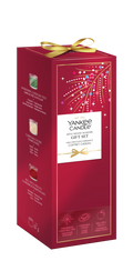 Yankee Candle - Gifted Moments - Lot de 3 Votives Remplies - Coffret Cadeau de Noël
