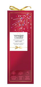 Yankee Candle - Gifted Moments - Lot de 3 Votives Remplies - Coffret Cadeau de Noël