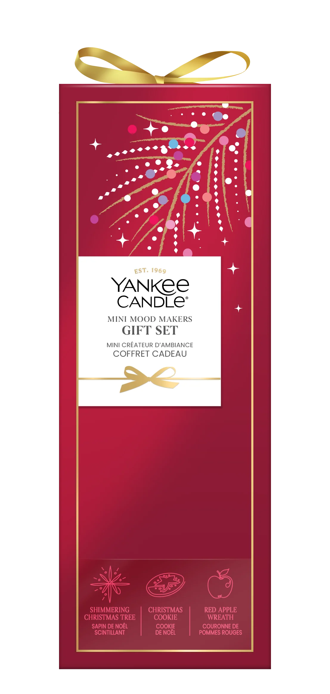 Yankee Candle - Gifted Moments - Lot de 3 Votives Remplies - Coffret Cadeau de Noël