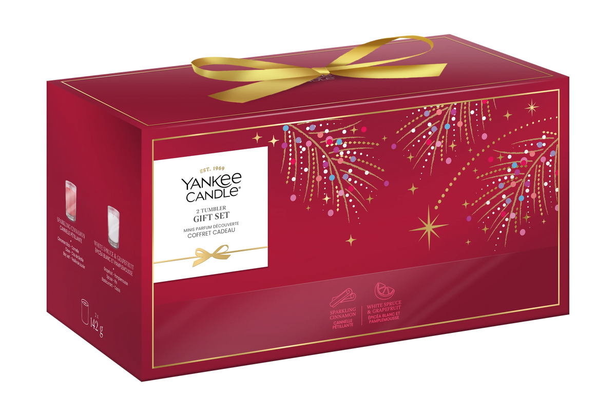 Yankee Candle - Gifted Moments - 2 Medium Tumbler - Kerst Cadeauset