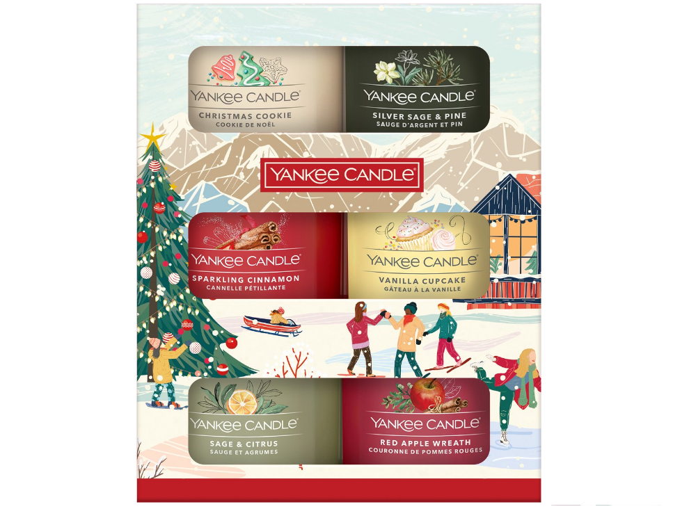 Yankee Candle - Apres Ski Collection - 6 Filled Votive - Kerst Cadeauset
