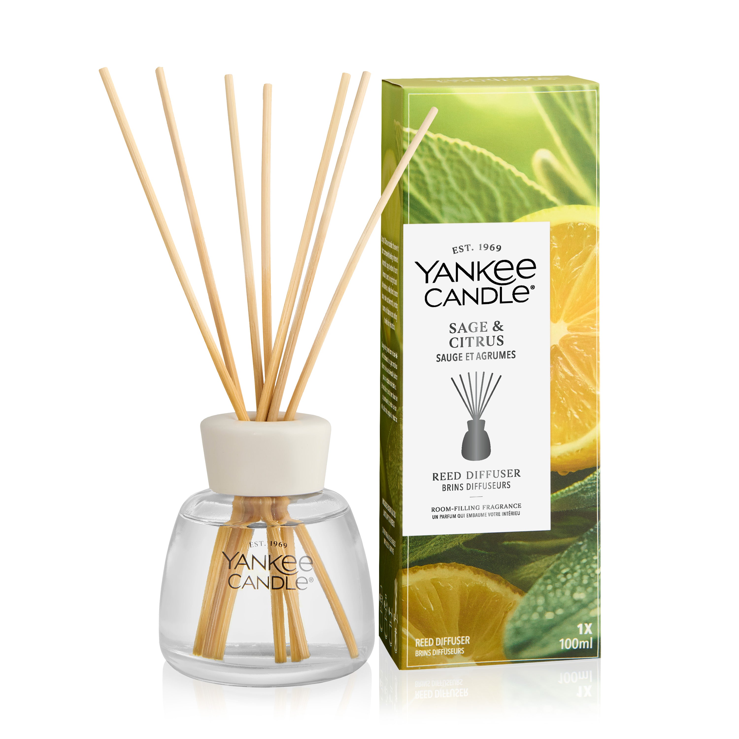 Yankee Candle - Sage & Citrus - Geurstokjes 100 ml