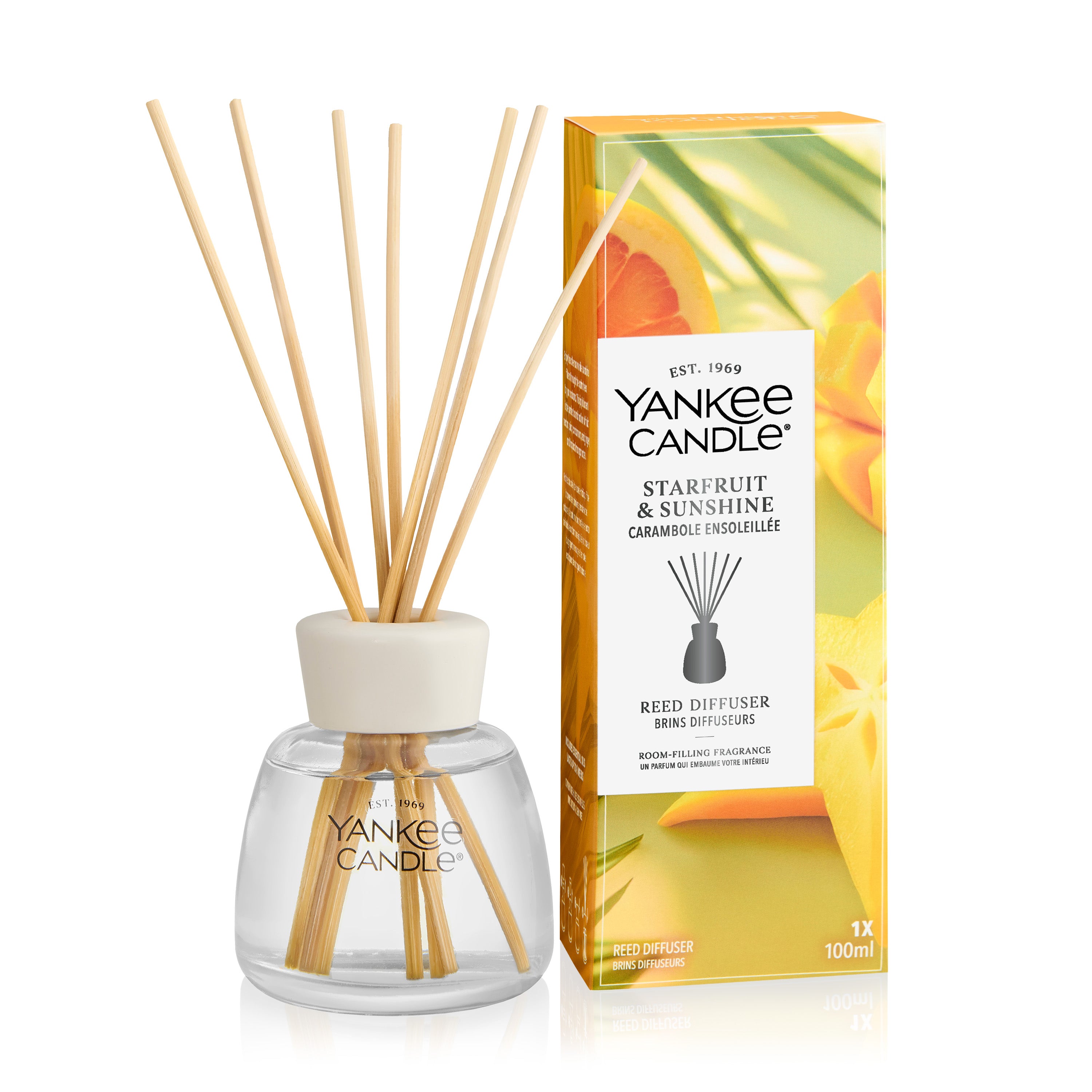 Yankee Candle - Starfruit & Sunshine - Geurstokjes 100 ml