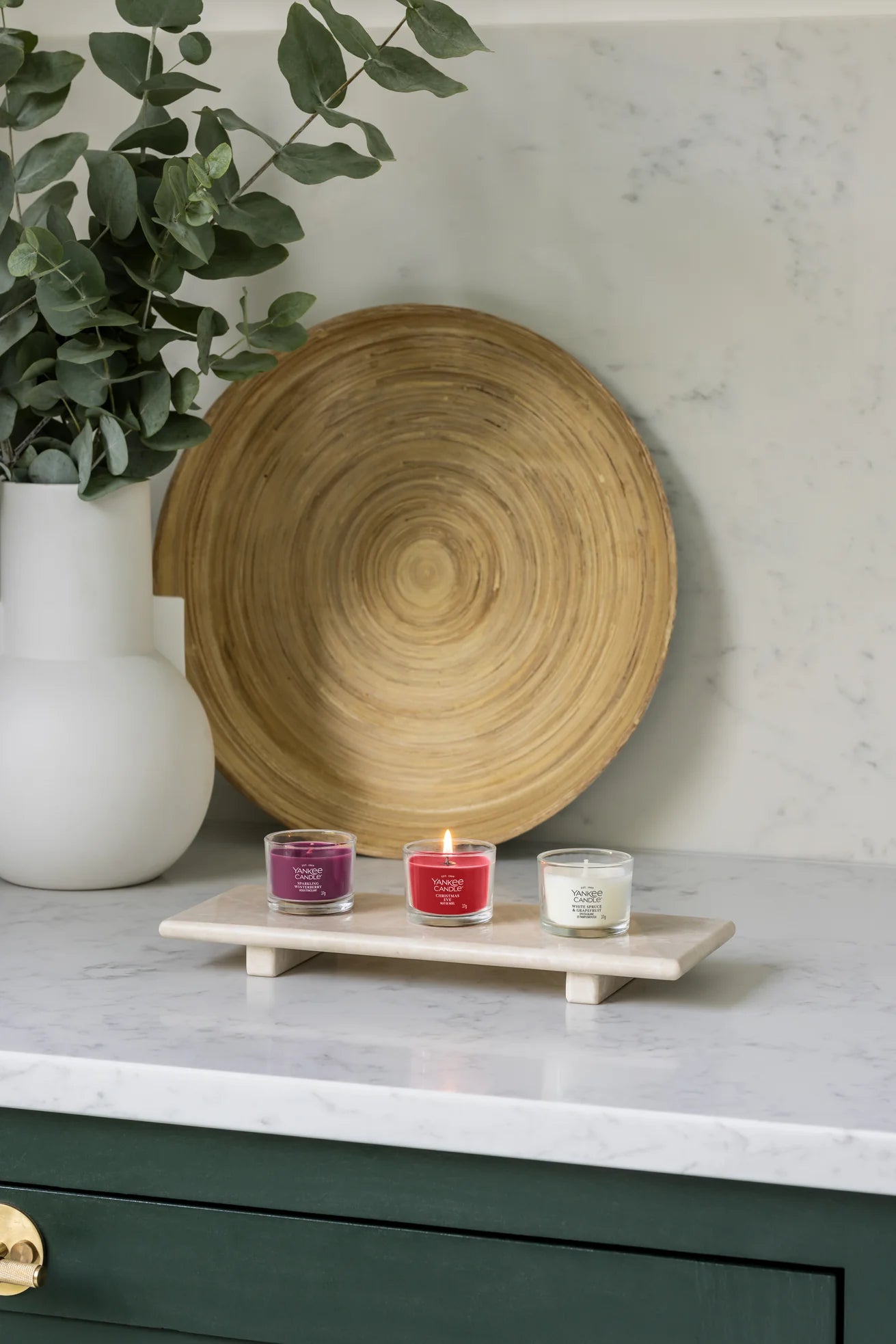 Yankee Candle - Sparkling Winterberry - Mini Bougie Votive Remplie