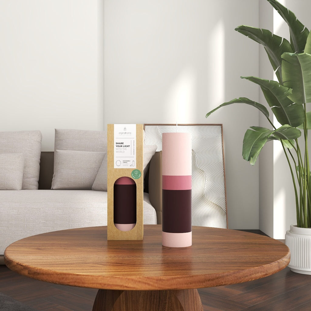 Originalhome - Dinerkaars Pillar Gelaagd - Dusty Rose