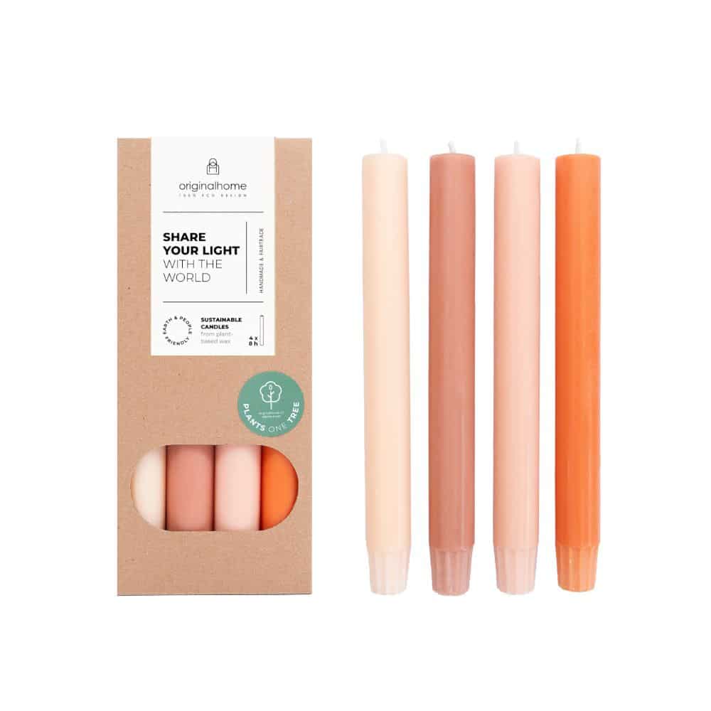 Originalhome - Dinerkaars Set 4 - Terracotta Lights - 20 cm