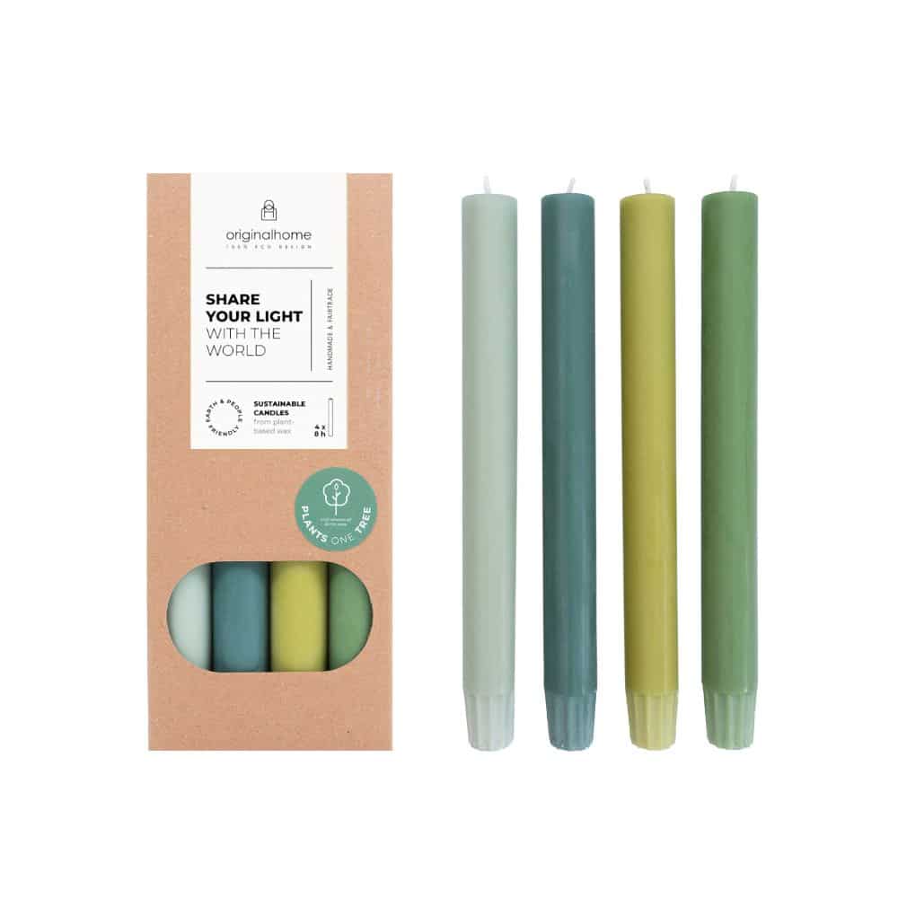 Originalhome - Dinerkaars Set 4 - Soothing Greens - 20 cm