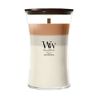 WoodWick - Trilogy Cafe Macchiato - Large Geurkaars