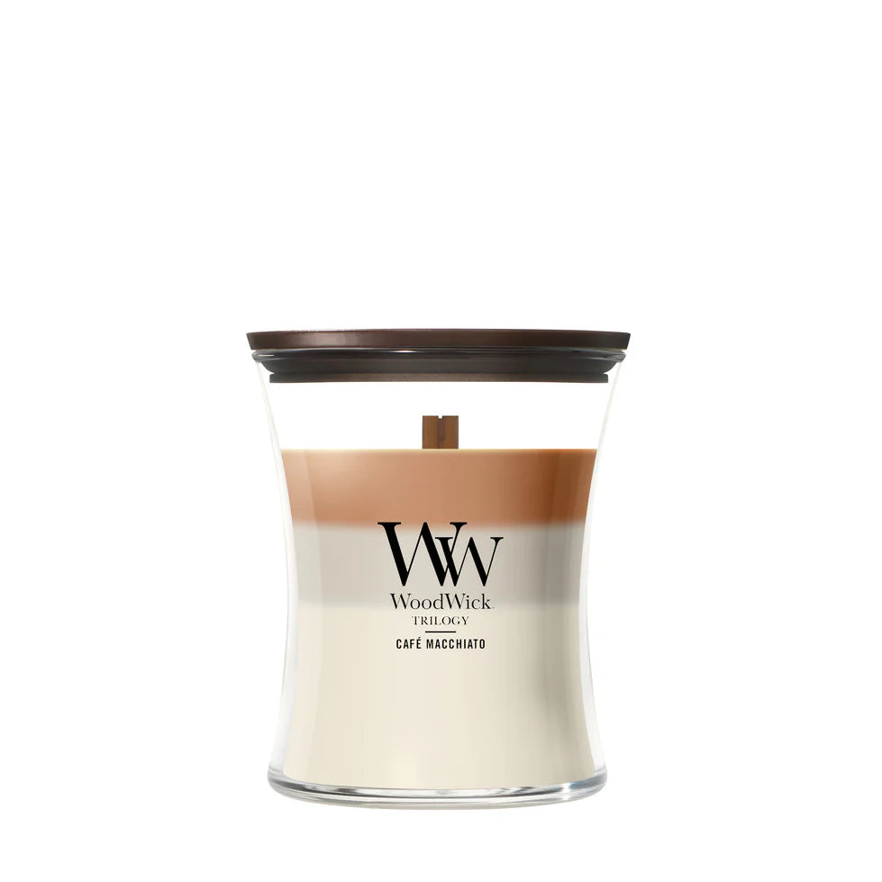 WoodWick - Trilogy Cafe Macchiato - Medium Scented Candle