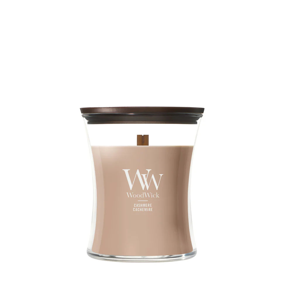 WoodWick - Cashmere - Medium Geurkaars