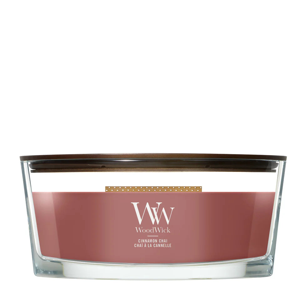 WoodWick - Cinnamon Chai - Ellipse Geurkaars