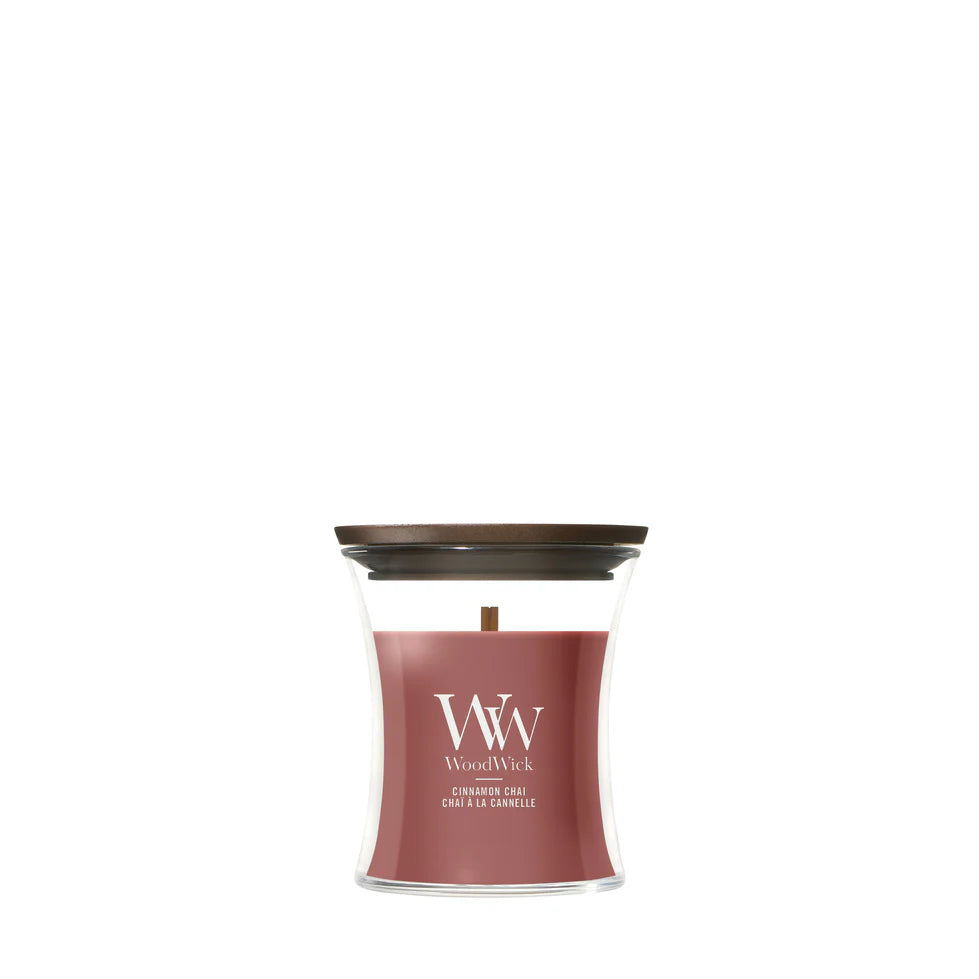 WoodWick - Cinnamon Chai - Mini Bougie Parfumée